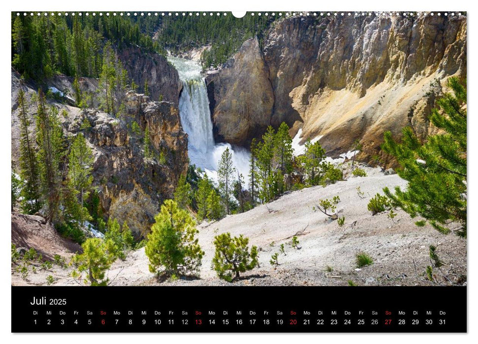 Traumziele in den USA. Der Yellowstone National Park (CALVENDO Premium Wandkalender 2025)