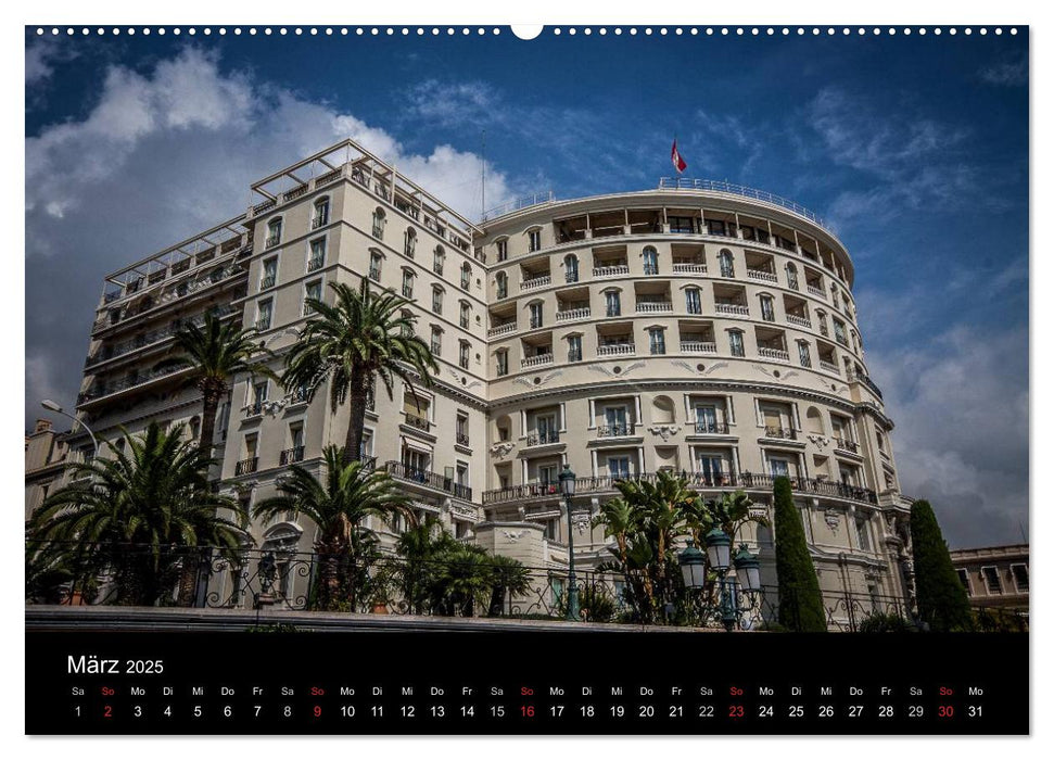 Monaco - Das Fürstentum an der französischen Mittelmeerküste (CALVENDO Premium Wandkalender 2025)