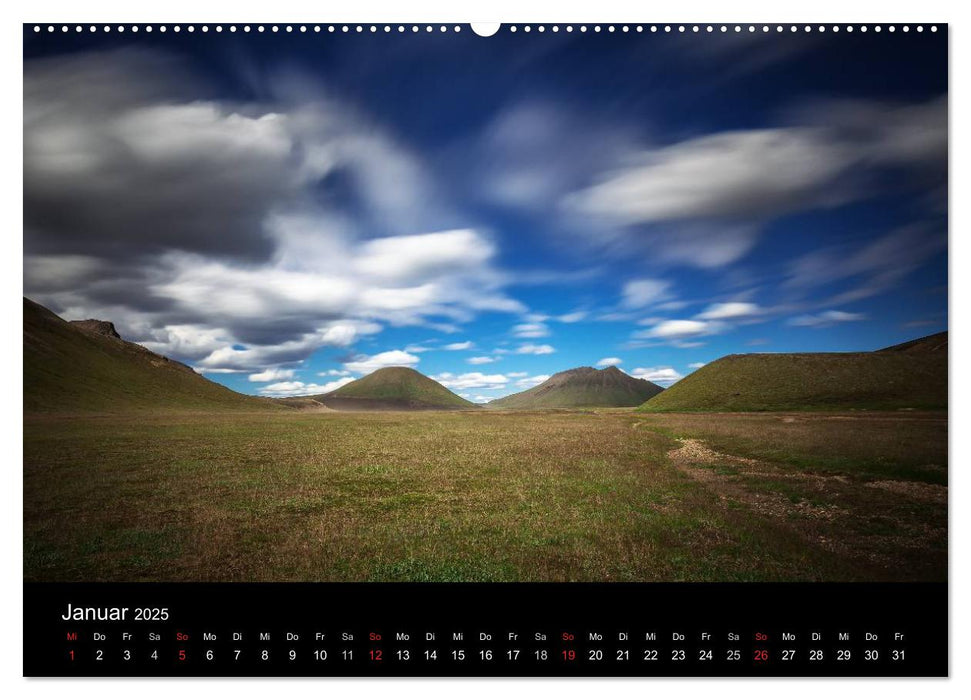 Island - die raue Schönheit (CALVENDO Wandkalender 2025)