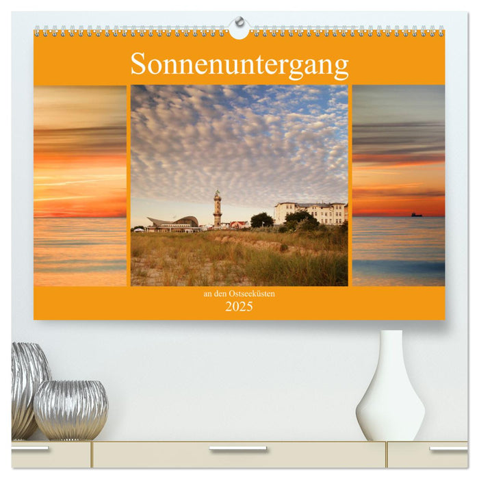 Sonnenuntergang an der Ostsee (CALVENDO Premium Wandkalender 2025)