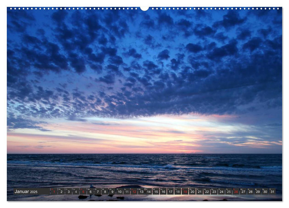 Sonnenuntergang an der Ostsee (CALVENDO Premium Wandkalender 2025)