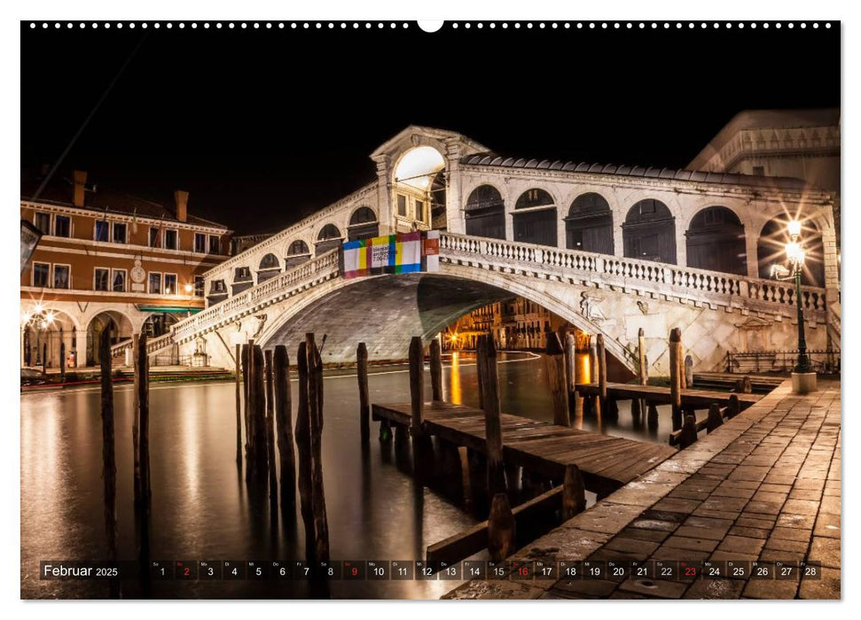 Leuchtendes Venedig (CALVENDO Premium Wandkalender 2025)