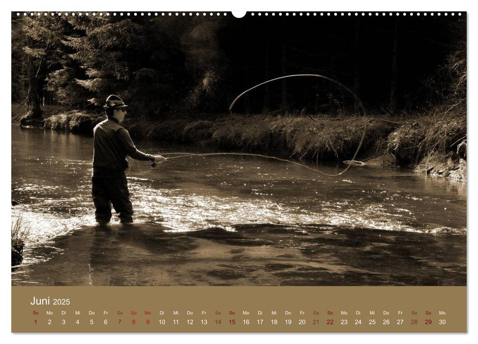 Fliegenfischen (CALVENDO Premium Wandkalender 2025)