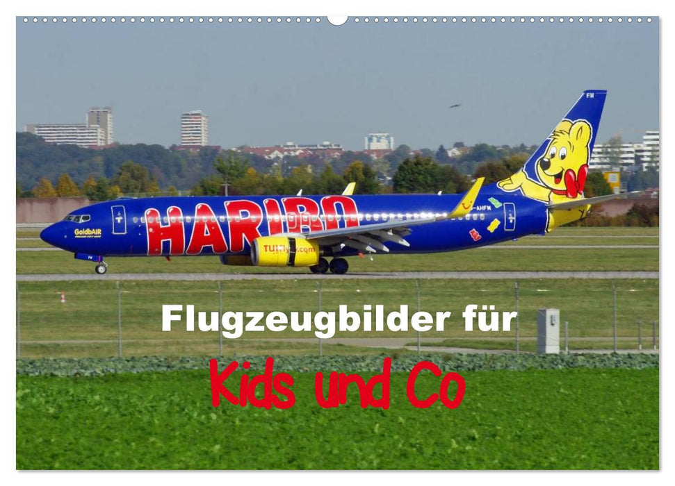 Flugzeugbilder für Kids und Co (CALVENDO Wandkalender 2025)