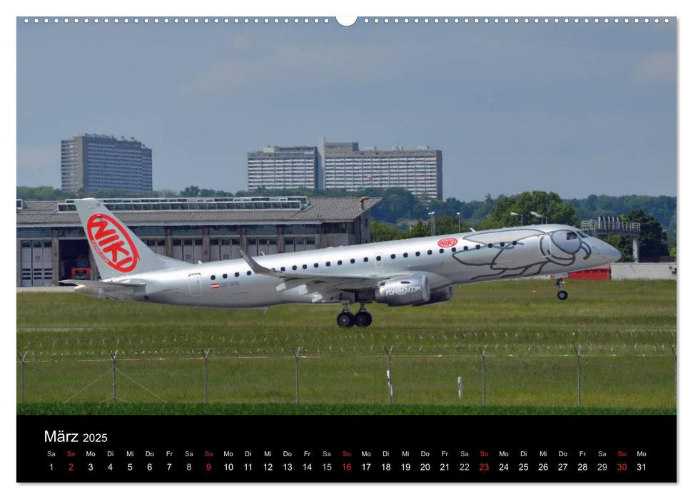 Flugzeugbilder für Kids und Co (CALVENDO Wandkalender 2025)