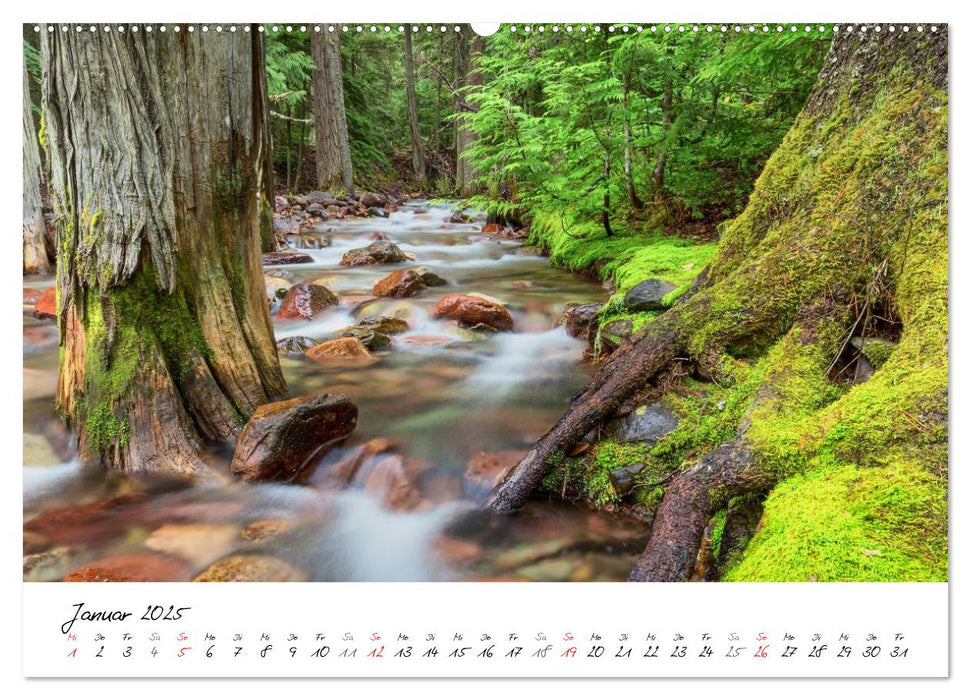 Glacier National Park Montana - USA (CALVENDO Premium Wandkalender 2025)