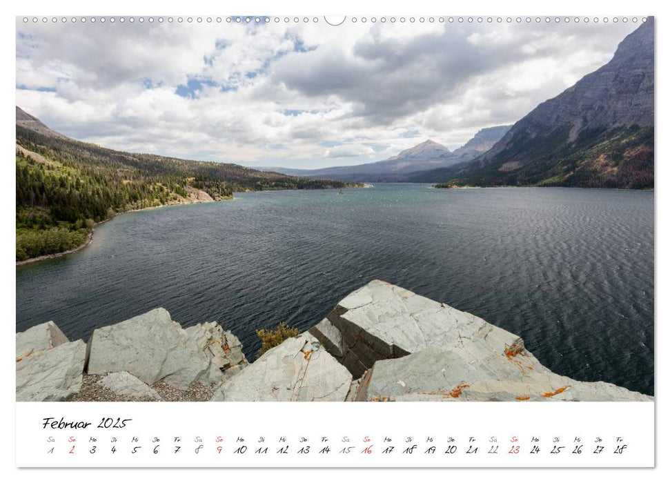 Glacier National Park Montana - USA (CALVENDO Premium Wandkalender 2025)