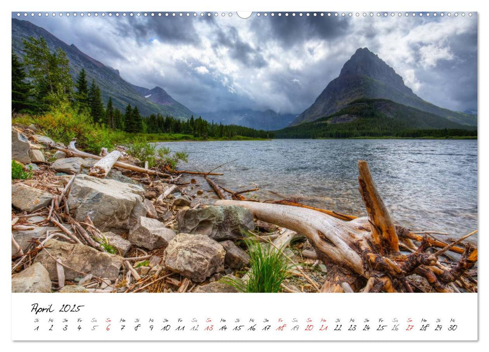 Glacier National Park Montana - USA (CALVENDO Premium Wandkalender 2025)