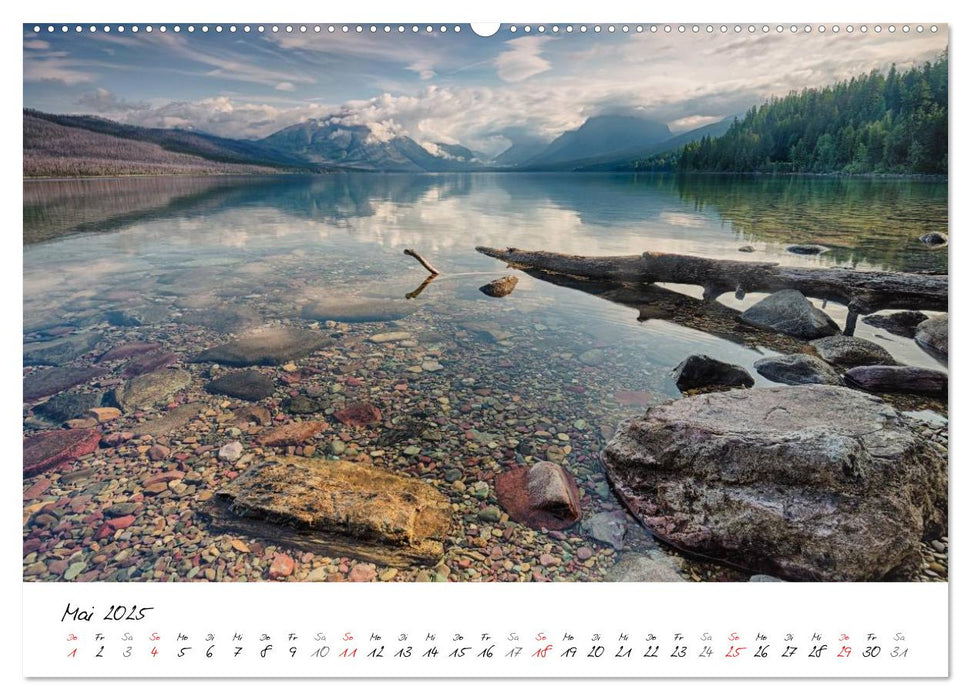 Glacier National Park Montana - USA (CALVENDO Premium Wandkalender 2025)