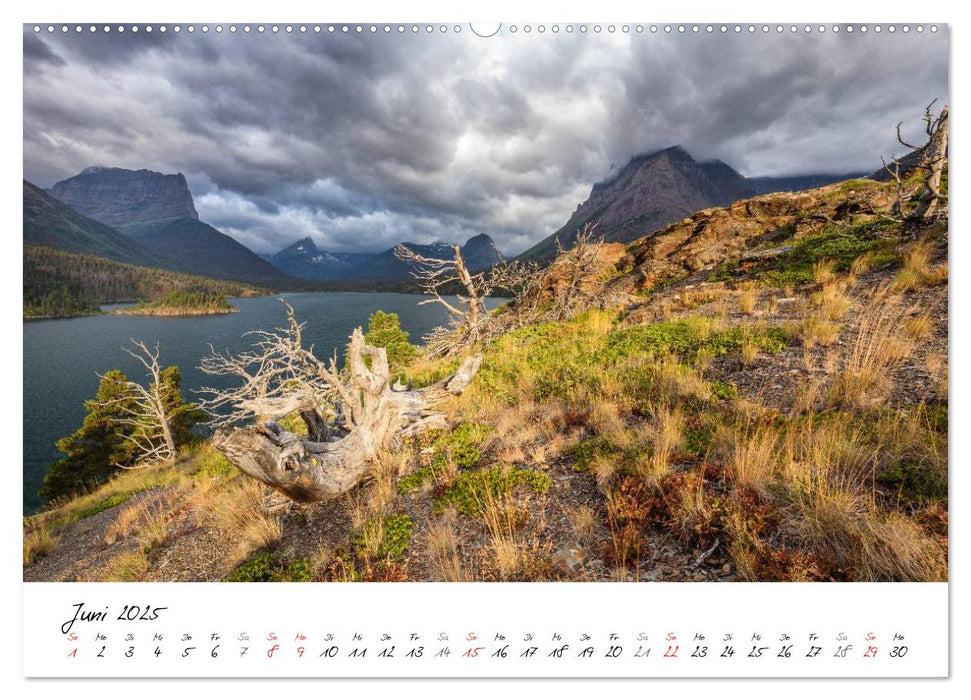 Glacier National Park Montana - USA (CALVENDO Premium Wandkalender 2025)