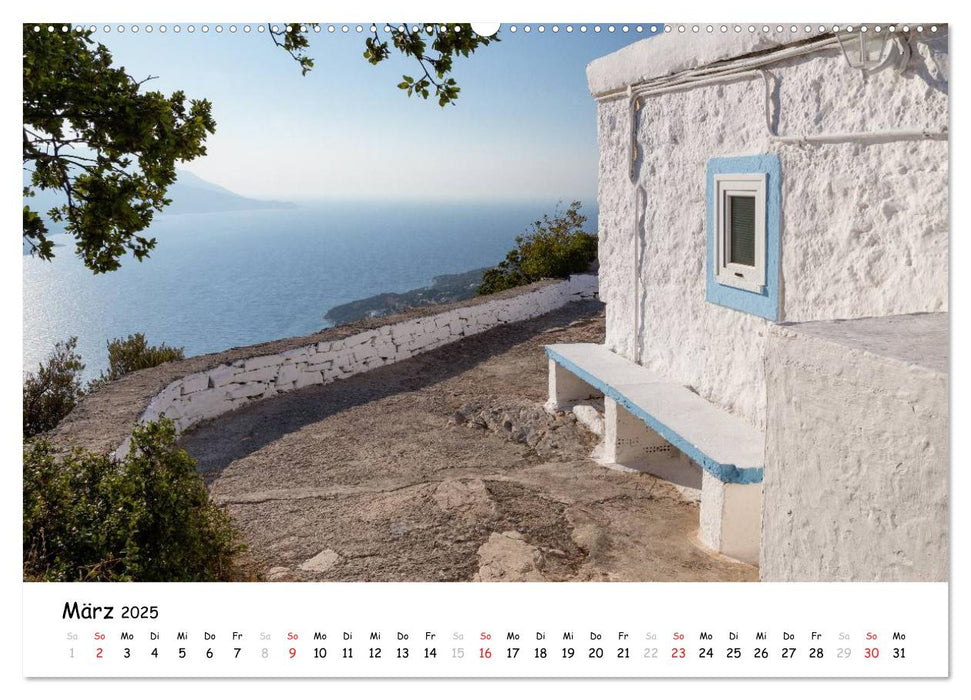 Samos - Griechenlands grüne Insel (CALVENDO Premium Wandkalender 2025)