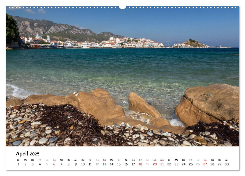 Samos - Griechenlands grüne Insel (CALVENDO Premium Wandkalender 2025)