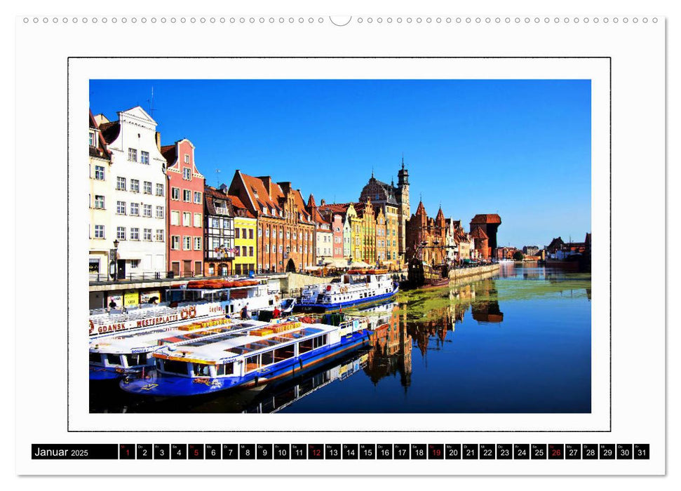 Danzig Gdansk (CALVENDO Premium Wandkalender 2025)