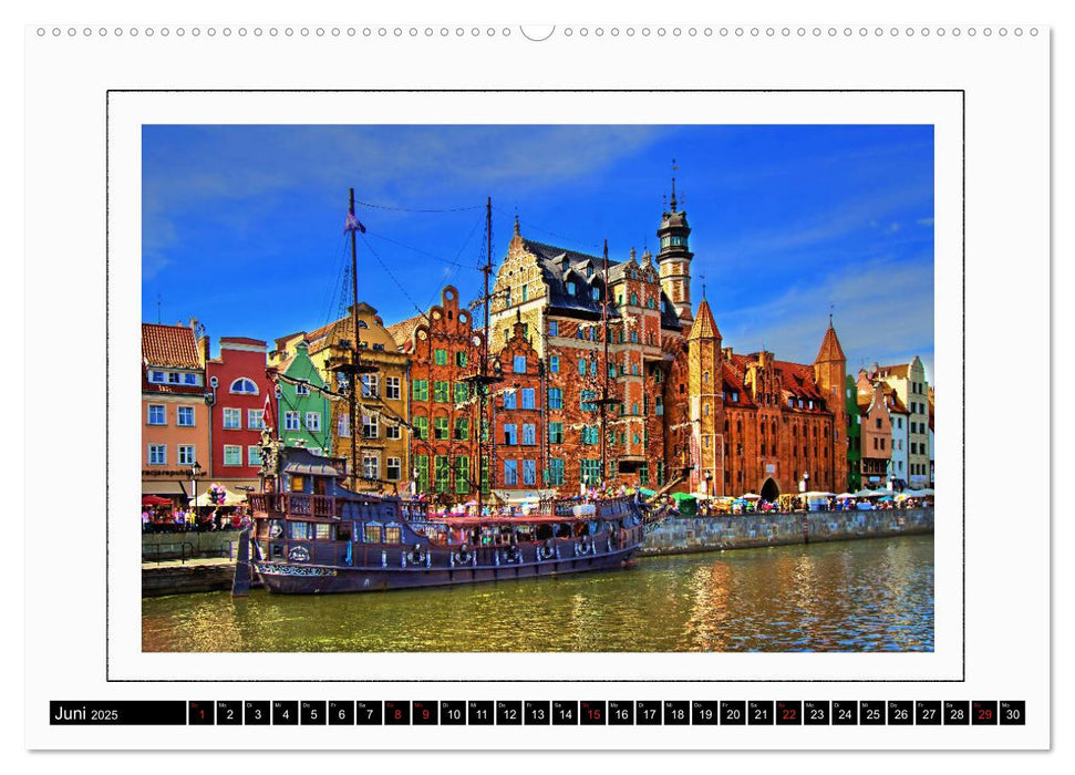 Danzig Gdansk (CALVENDO Premium Wandkalender 2025)