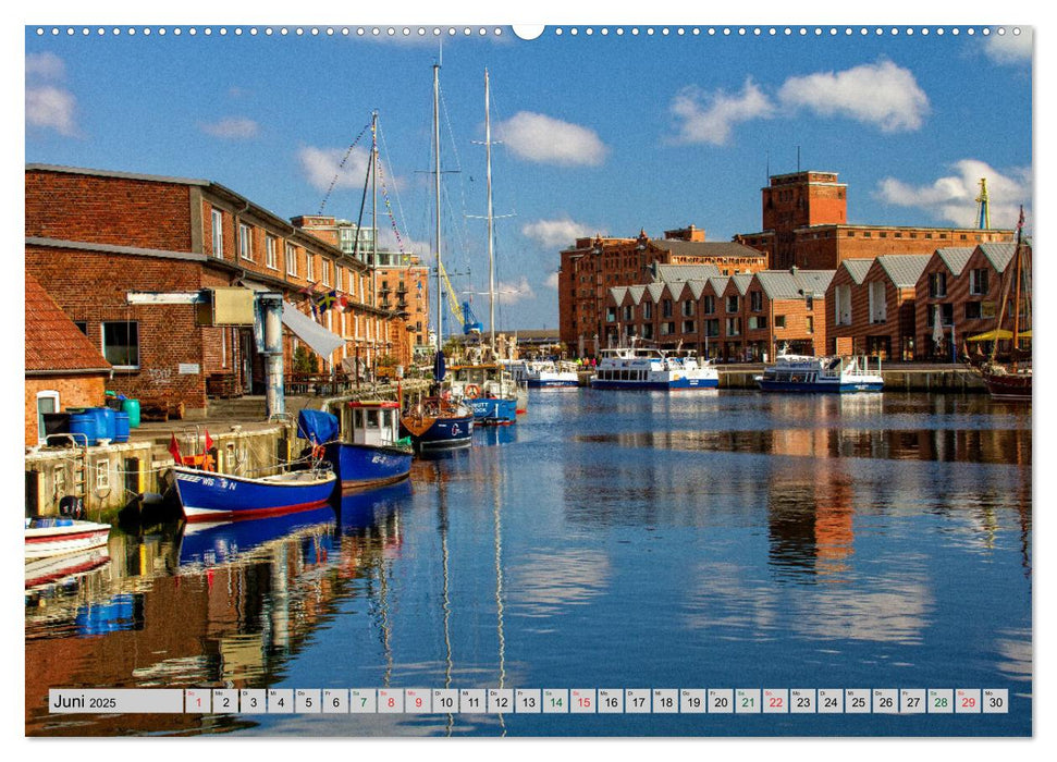 Hansestadt Wismar - Hafenimpressionen (CALVENDO Premium Wandkalender 2025)