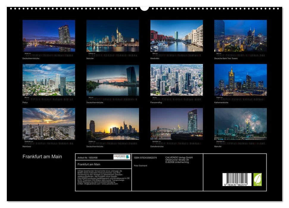 Frankfurt am Main (CALVENDO Premium Wandkalender 2025)