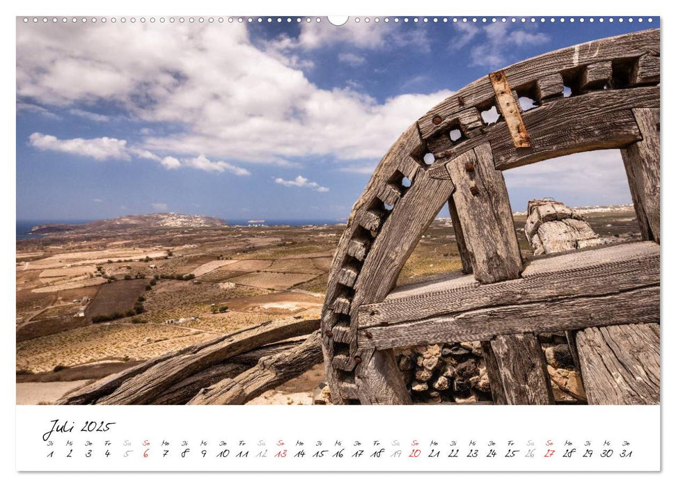 Insel des Lichts - Santorini (CALVENDO Premium Wandkalender 2025)