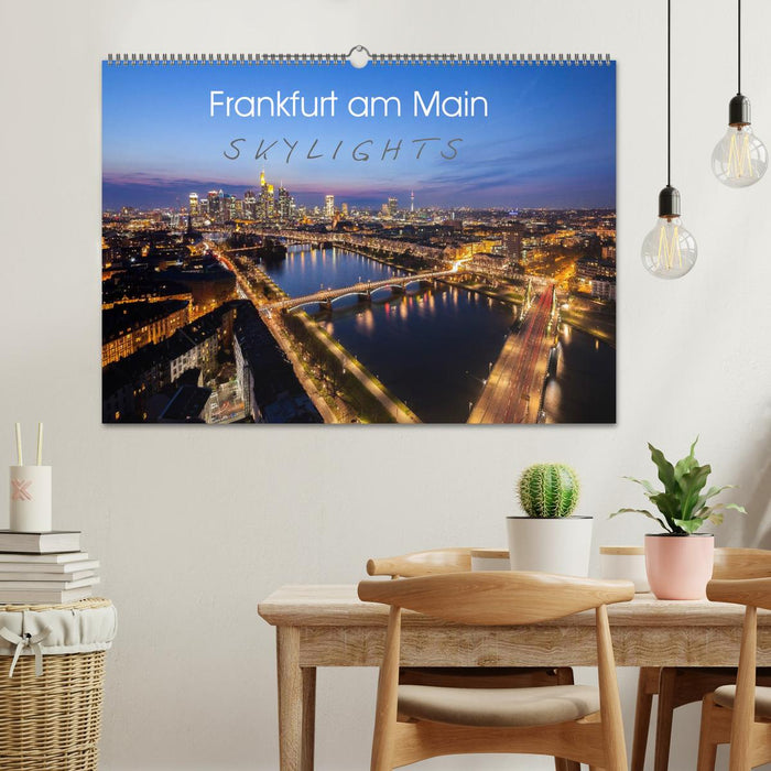 Frankfurt am Main Skylights (CALVENDO Wandkalender 2025)