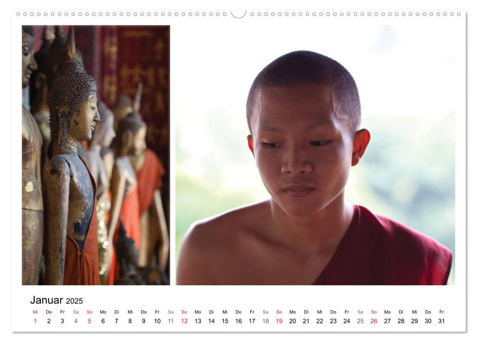 Reisefreu(n)de: Laos (CALVENDO Premium Wandkalender 2025)