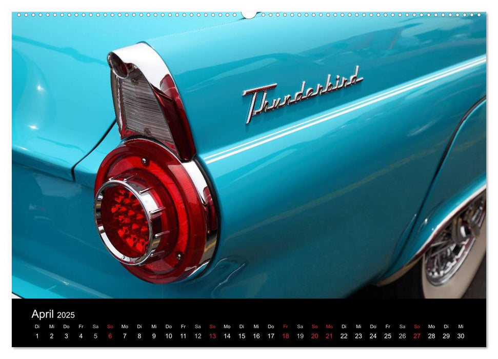 Classic Cars aus den USA (CALVENDO Premium Wandkalender 2025)