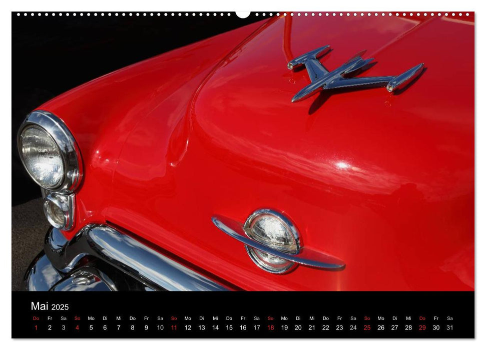 Classic Cars aus den USA (CALVENDO Premium Wandkalender 2025)