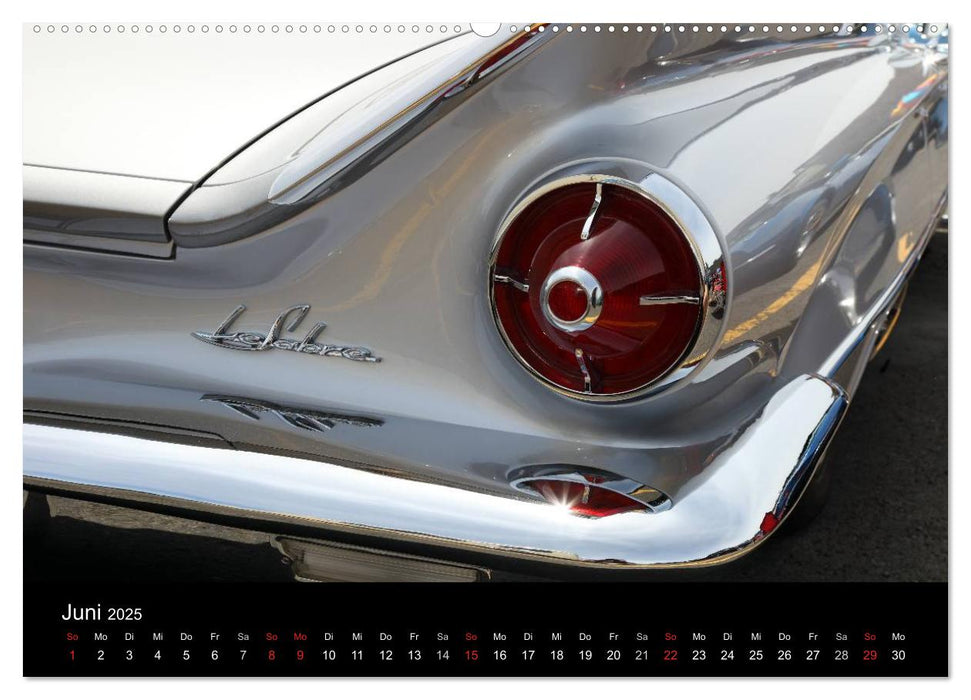 Classic Cars aus den USA (CALVENDO Premium Wandkalender 2025)