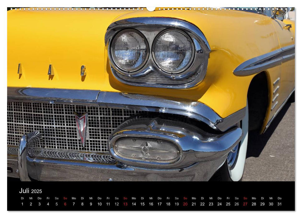 Classic Cars aus den USA (CALVENDO Premium Wandkalender 2025)