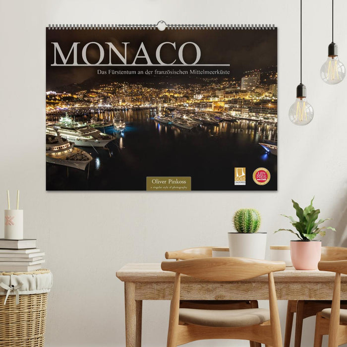 Monaco - Das Fürstentum an der französischen Mittelmeerküste (CALVENDO Wandkalender 2025)