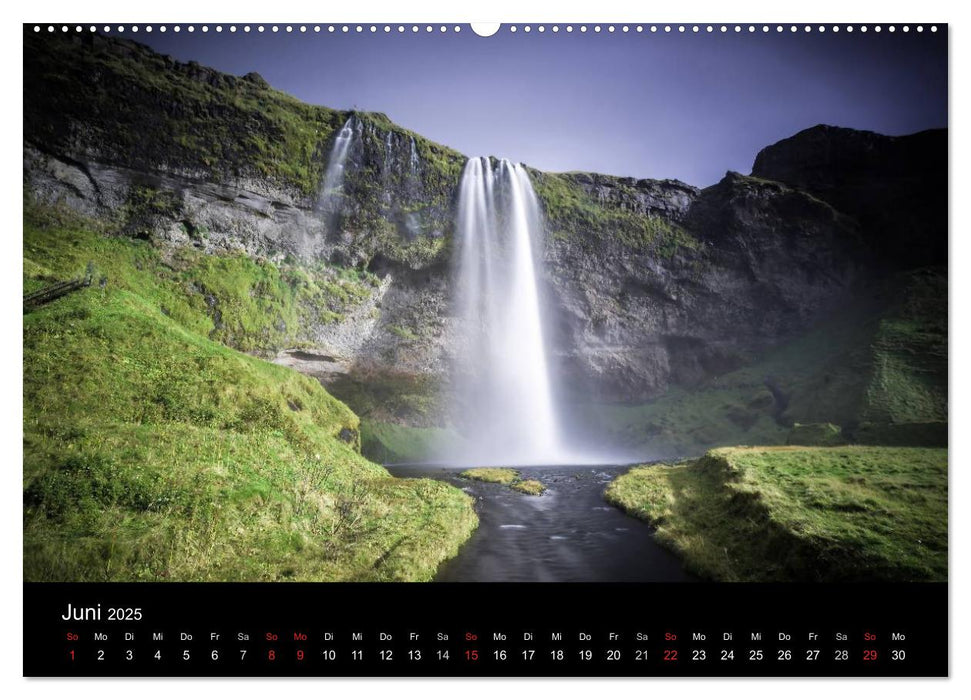 Island Impressionen von Armin Fuchs (CALVENDO Premium Wandkalender 2025)