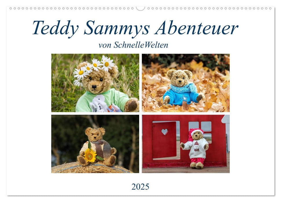 Teddy Sammys Abenteuer (CALVENDO Wandkalender 2025)