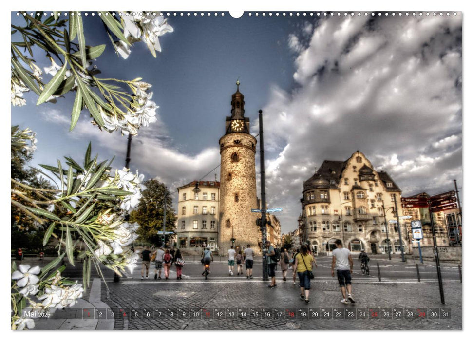 Halle an der Saale - Stadtansichten 2025 (CALVENDO Premium Wandkalender 2025)