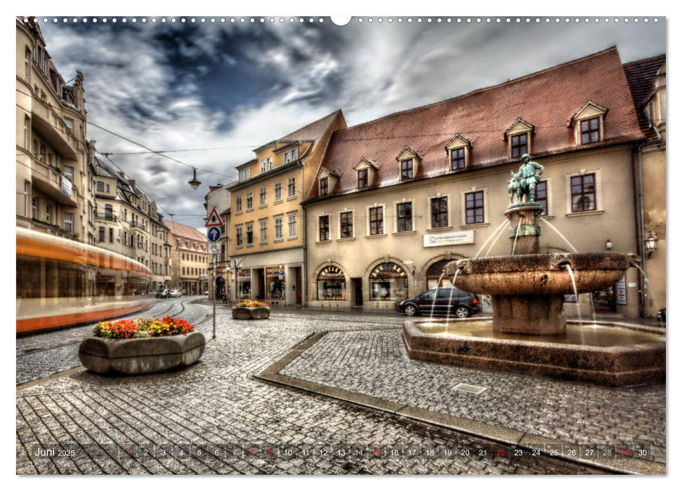 Halle an der Saale - Stadtansichten 2025 (CALVENDO Premium Wandkalender 2025)