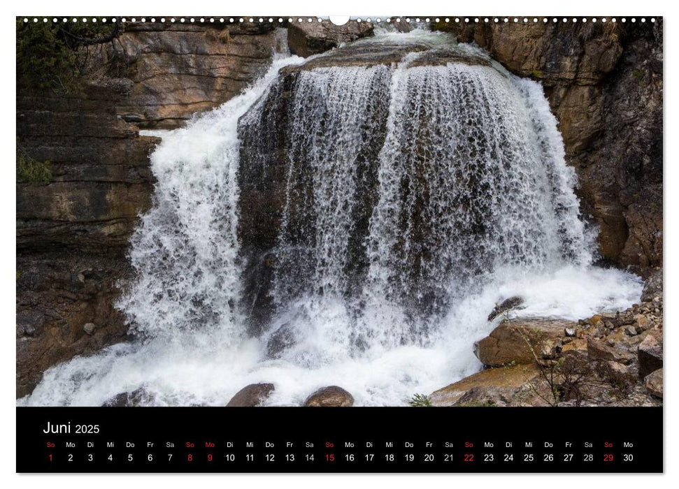 Kuhflucht Wasserfälle bei Farchant (CALVENDO Premium Wandkalender 2025)