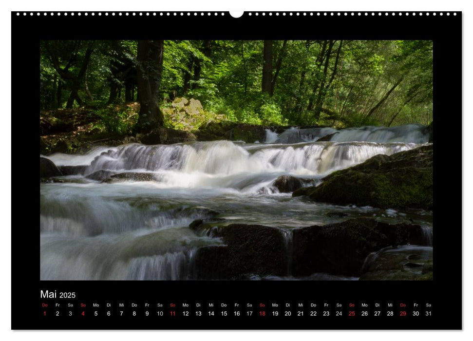 Wildromantische Wasserwelten im Harz (CALVENDO Wandkalender 2025)