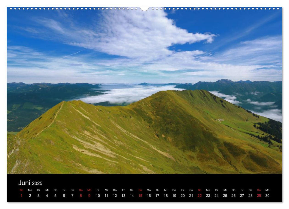 Die Alpen – vom Tal bis zum Gipfel (CALVENDO Premium Wandkalender 2025)