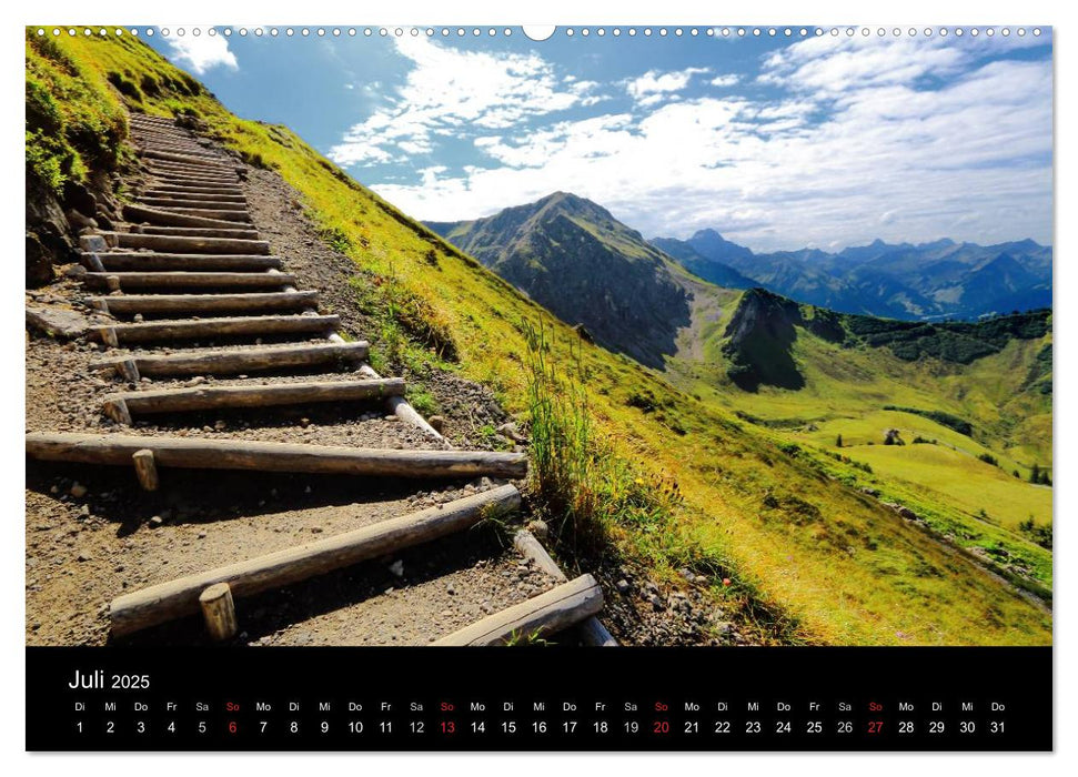 Die Alpen – vom Tal bis zum Gipfel (CALVENDO Premium Wandkalender 2025)