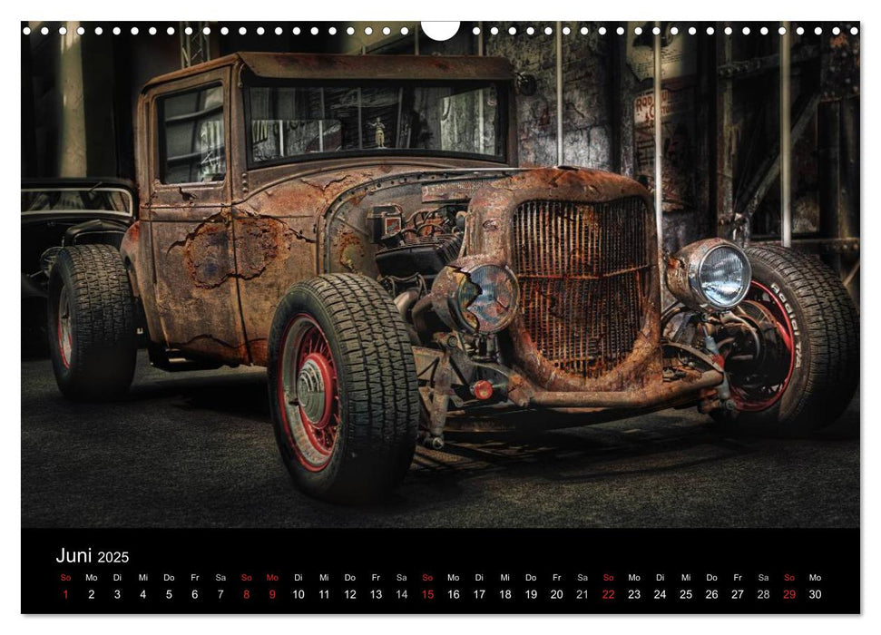 Außergewöhnliche Autos - Hot Rods (CALVENDO Wandkalender 2025)