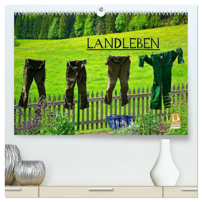 Landleben (CALVENDO Premium Wandkalender 2025)