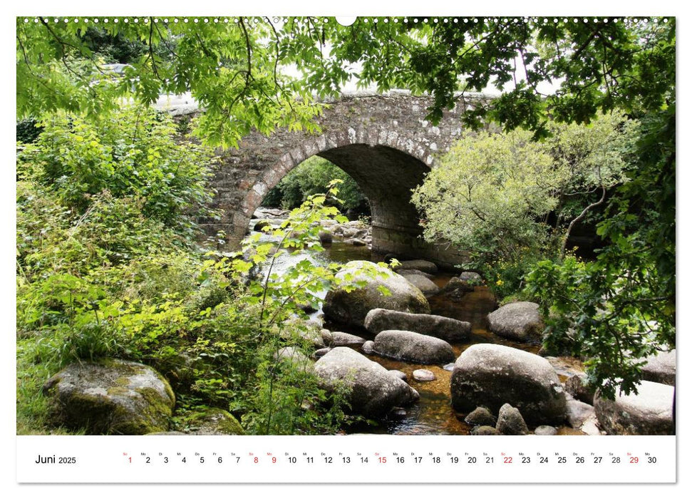 Bezauberndes - Mystisches Devon Dartmoor, Südengland (CALVENDO Premium Wandkalender 2025)