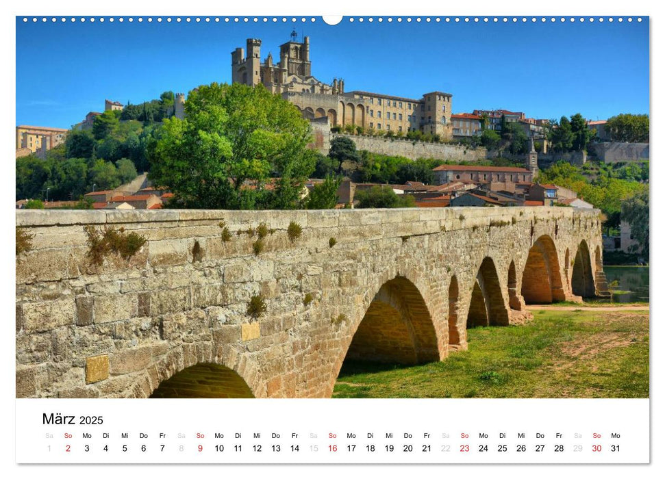 Languedoc-Roussillon - unter der Sonne des Midi (CALVENDO Premium Wandkalender 2025)