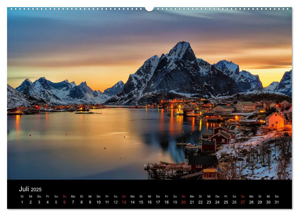 Im Licht der Lofoten (CALVENDO Premium Wandkalender 2025)