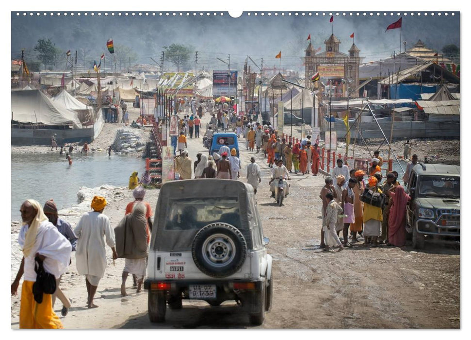 INDIEN An den Ufern des Ganges (CALVENDO Premium Wandkalender 2025)