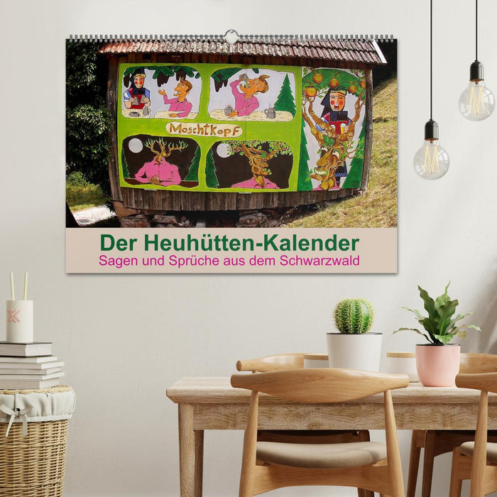 Der Heuhütten-Kalender (CALVENDO Wandkalender 2025)