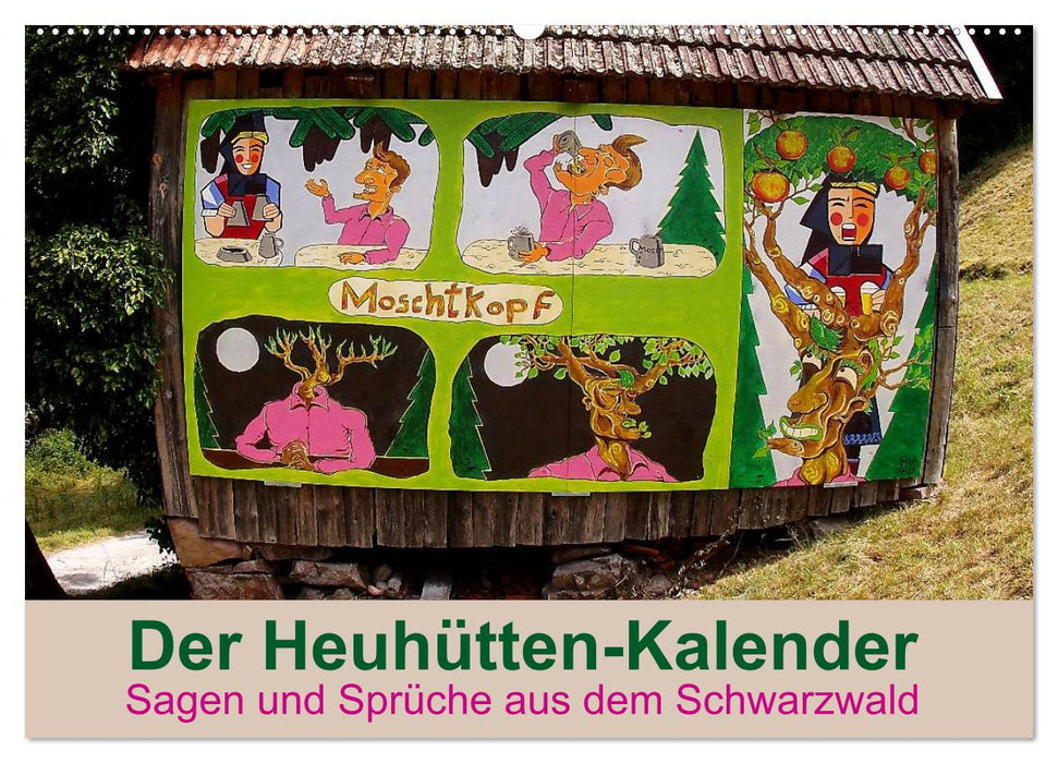 Der Heuhütten-Kalender (CALVENDO Wandkalender 2025)