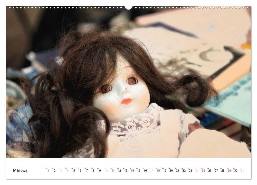 Alte Puppen (CALVENDO Premium Wandkalender 2025)