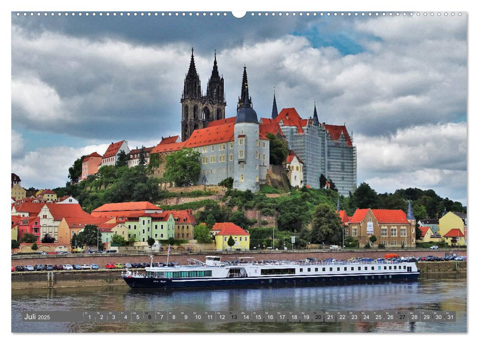 Burgromantik Burgen und Schlösser in Deutschland (CALVENDO Premium Wandkalender 2025)