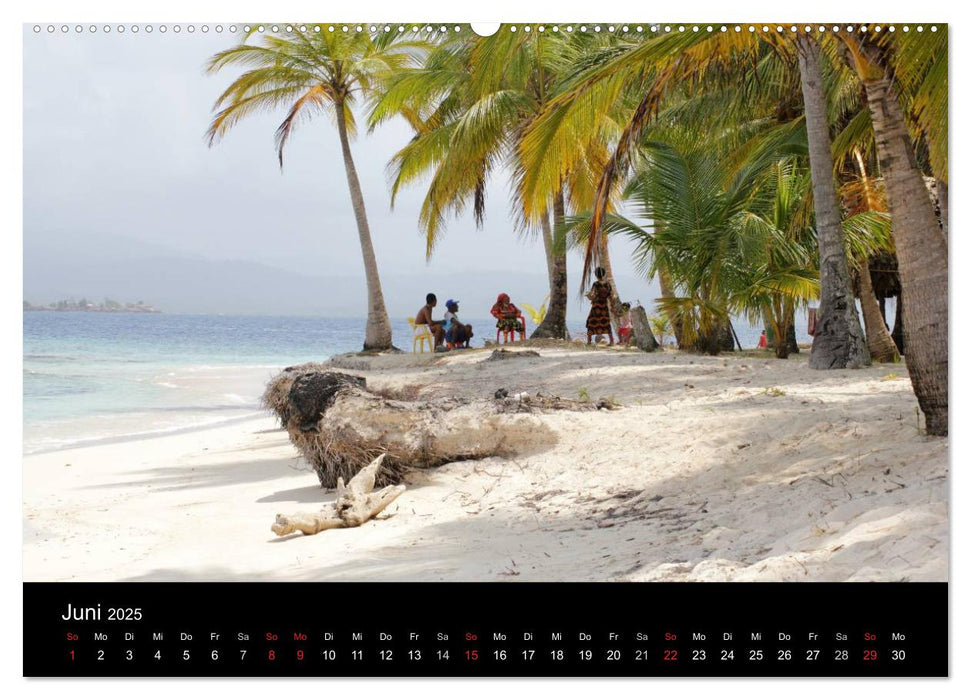 SAN BLAS INSELN Heimat der Kuna Indianer (CALVENDO Premium Wandkalender 2025)