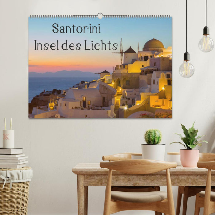 Insel des Lichts - Santorini (CALVENDO Wandkalender 2025)