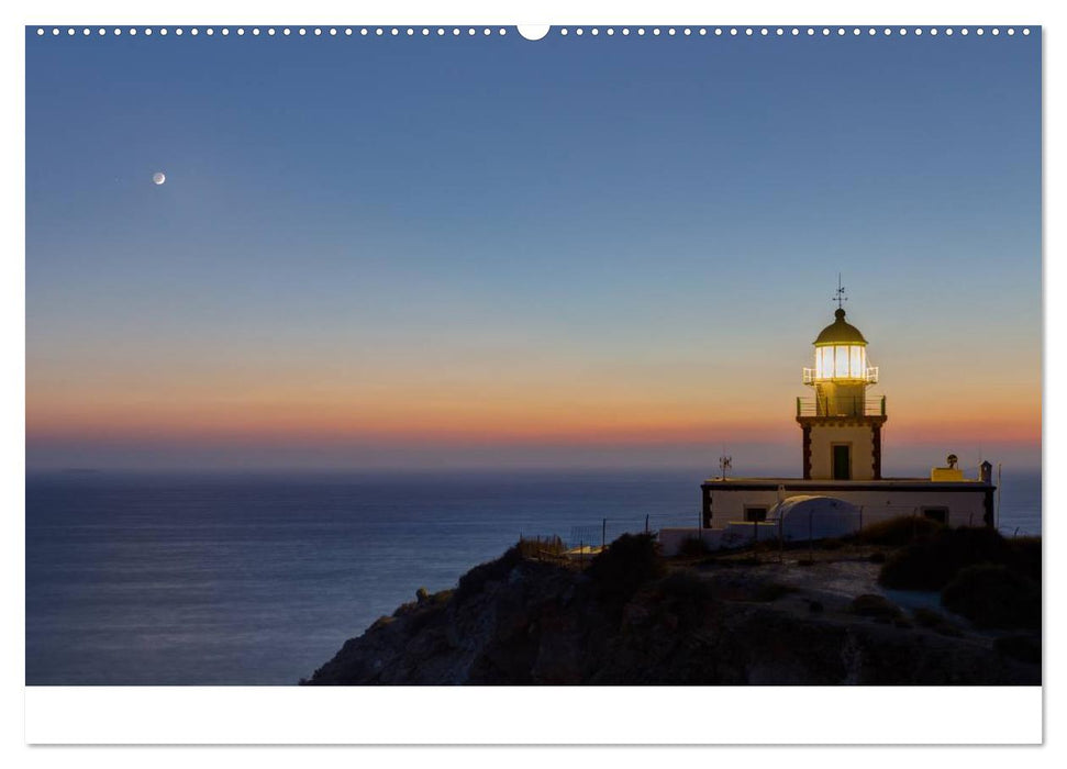 Insel des Lichts - Santorini (CALVENDO Wandkalender 2025)