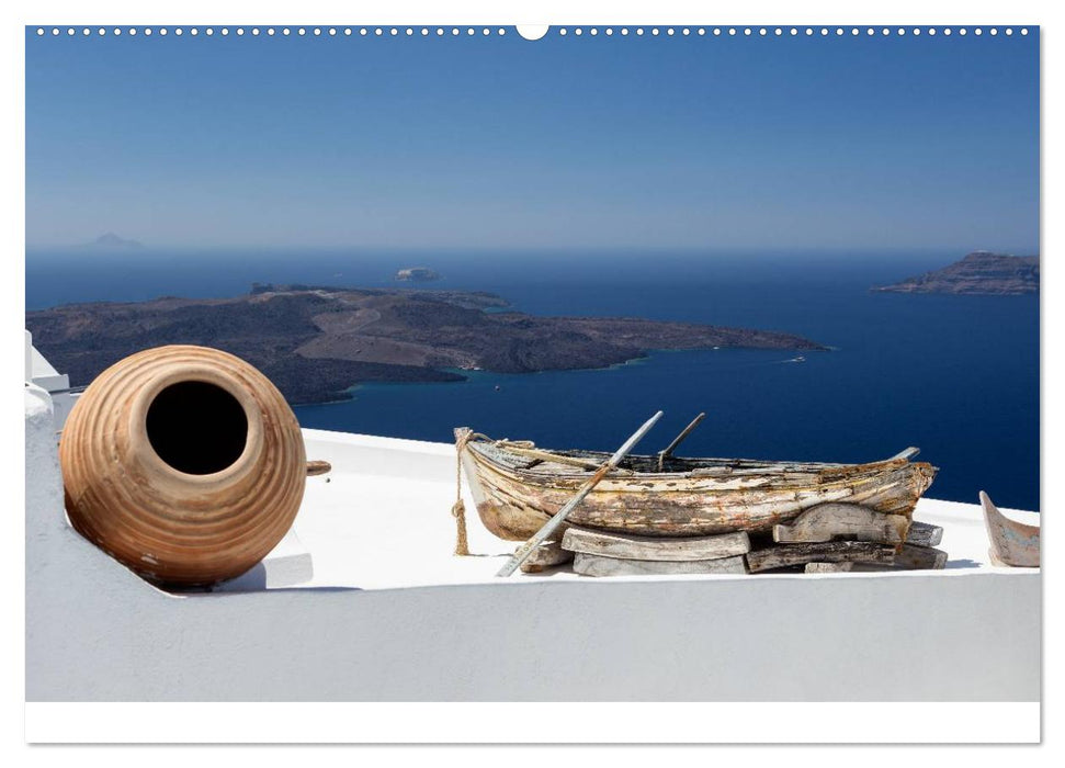 Insel des Lichts - Santorini (CALVENDO Wandkalender 2025)